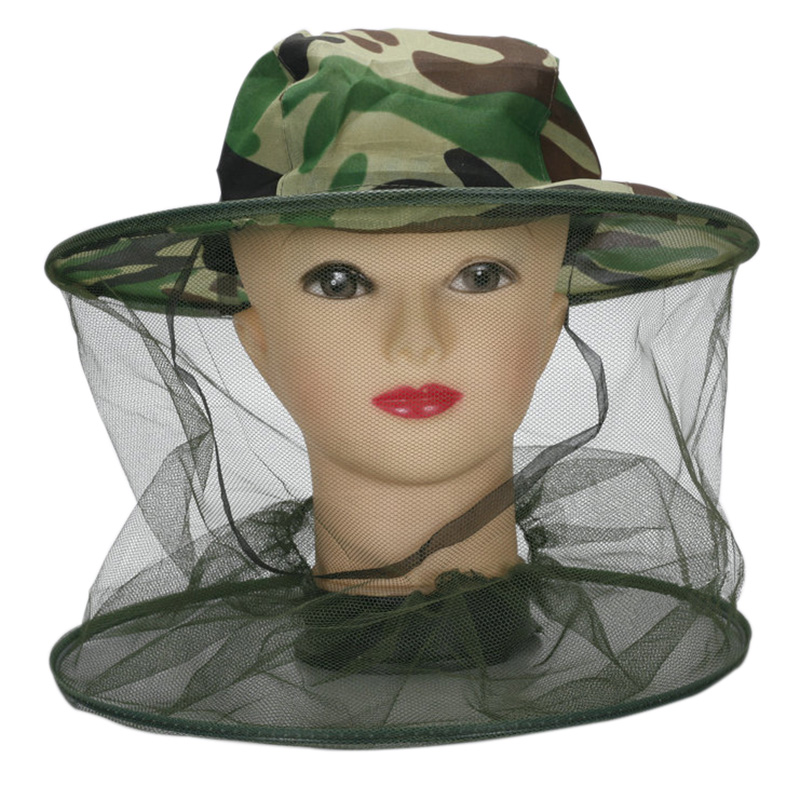 Hunting Outdoor Hats - Anti-Mücken-Anglermütze mit Insektennetz, Atmungsaktiver Gesichtsschutz, Anglerhut