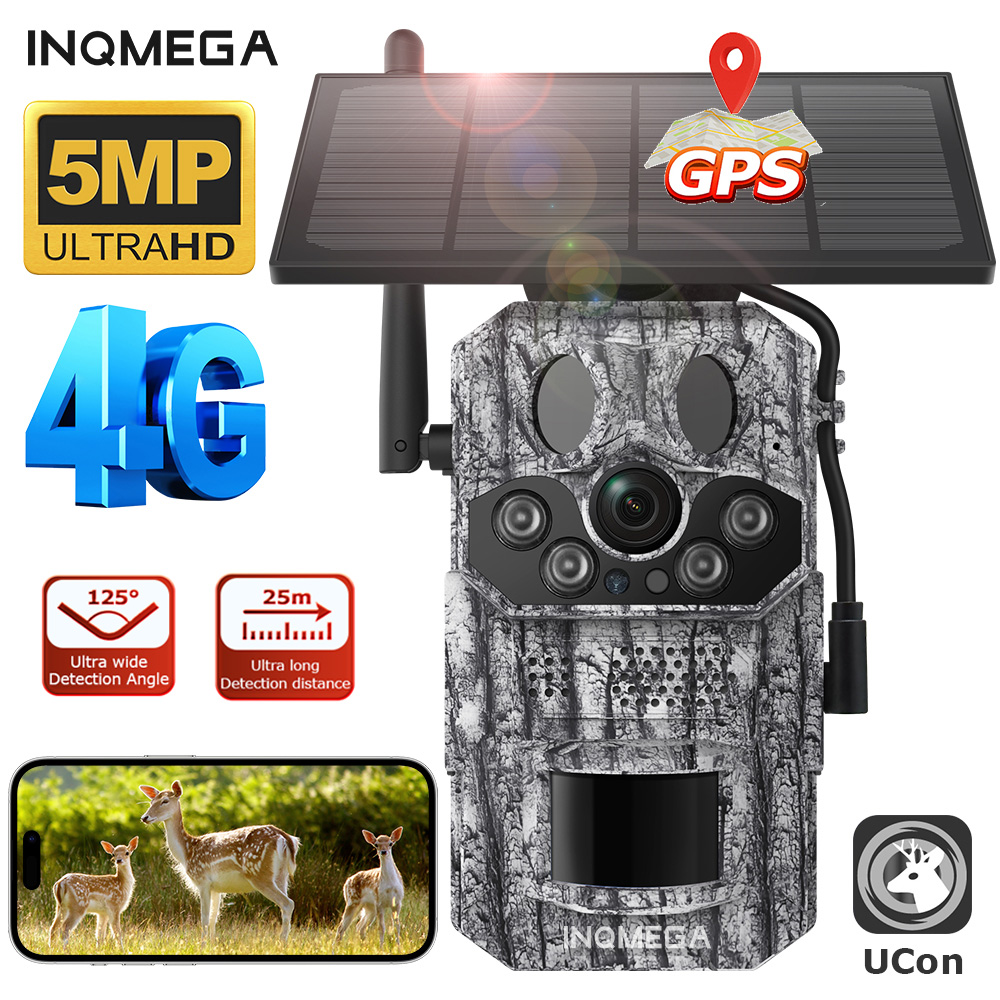 Outdoor Hunting Video Camera - INQMEGA4G 2K 5MP PIR Bewegungsaktivierte Triggerzeit