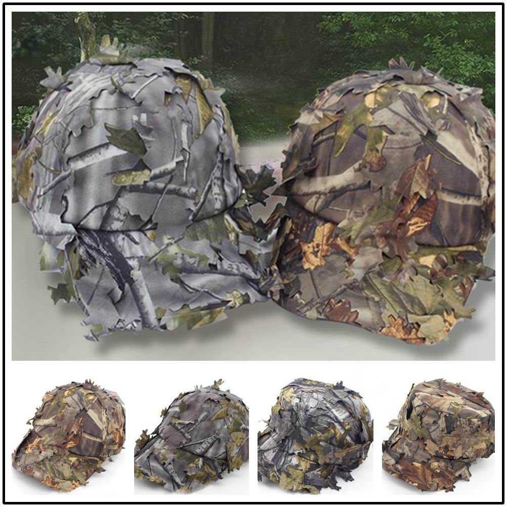 Hunting Outdoor Hats - Camouflage Outdoor Taktische Militärmütze mit 3D