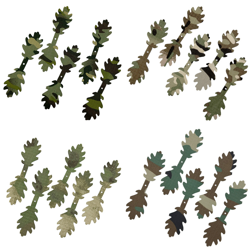 Ghillie Suit Woodland - 5 Teile/satz 3D Camouflage Streifen Taktische