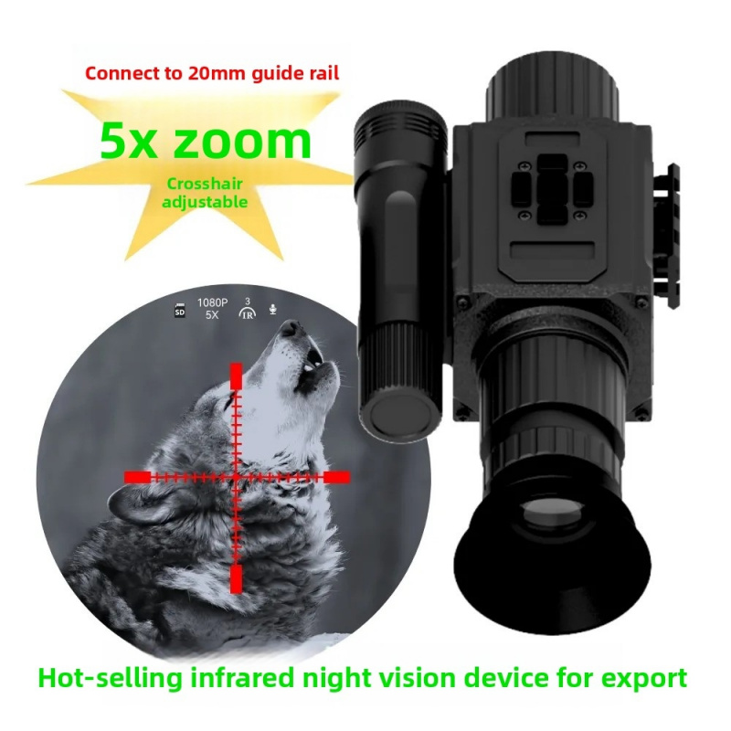 Outdoor Hunting Video Camera - Outdoor-Jagdteleskop NK008 Infrarot HD-Kamera Video-Nachtsichtgerät ❄️