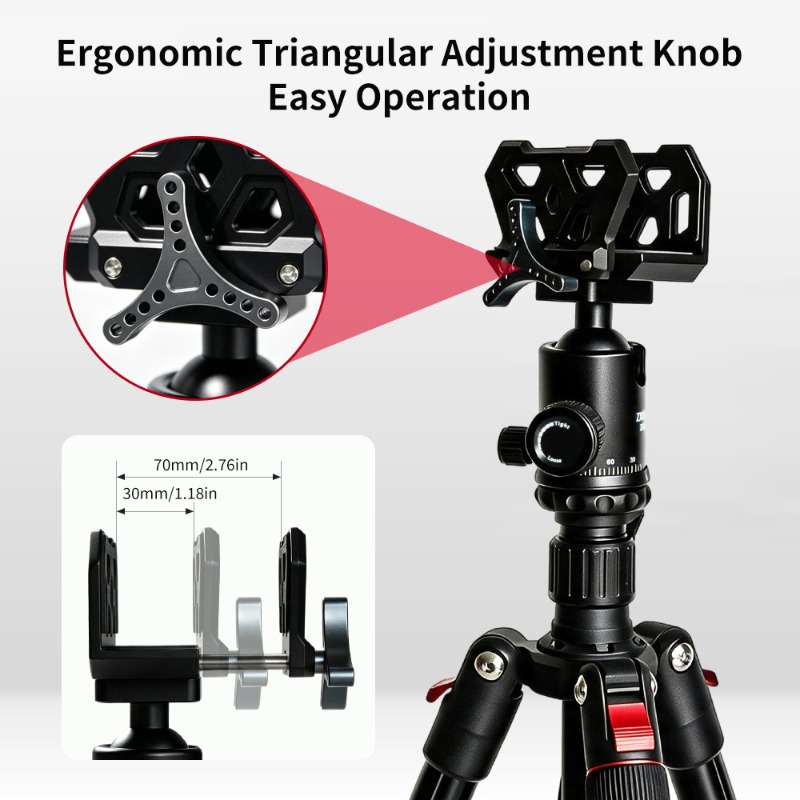 Outdoor Hunting Video Camera - Aluminiumlegierung Outdoor-Taktikstativ, Jagd- und Schießstütze, dreiteiliges