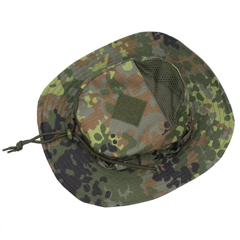 Hunting Outdoor Hats - Neuer Taktischer Tarnmuster-Boonie-Hut Jagd-Sonnenhut mit Breiter