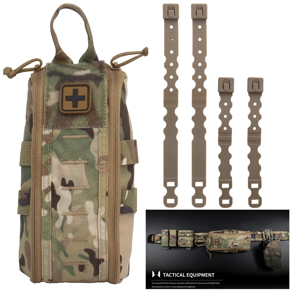 Field Dressing Kit - Camping Erste-Hilfe-Set MOLLE Taille Gürtel Tasche