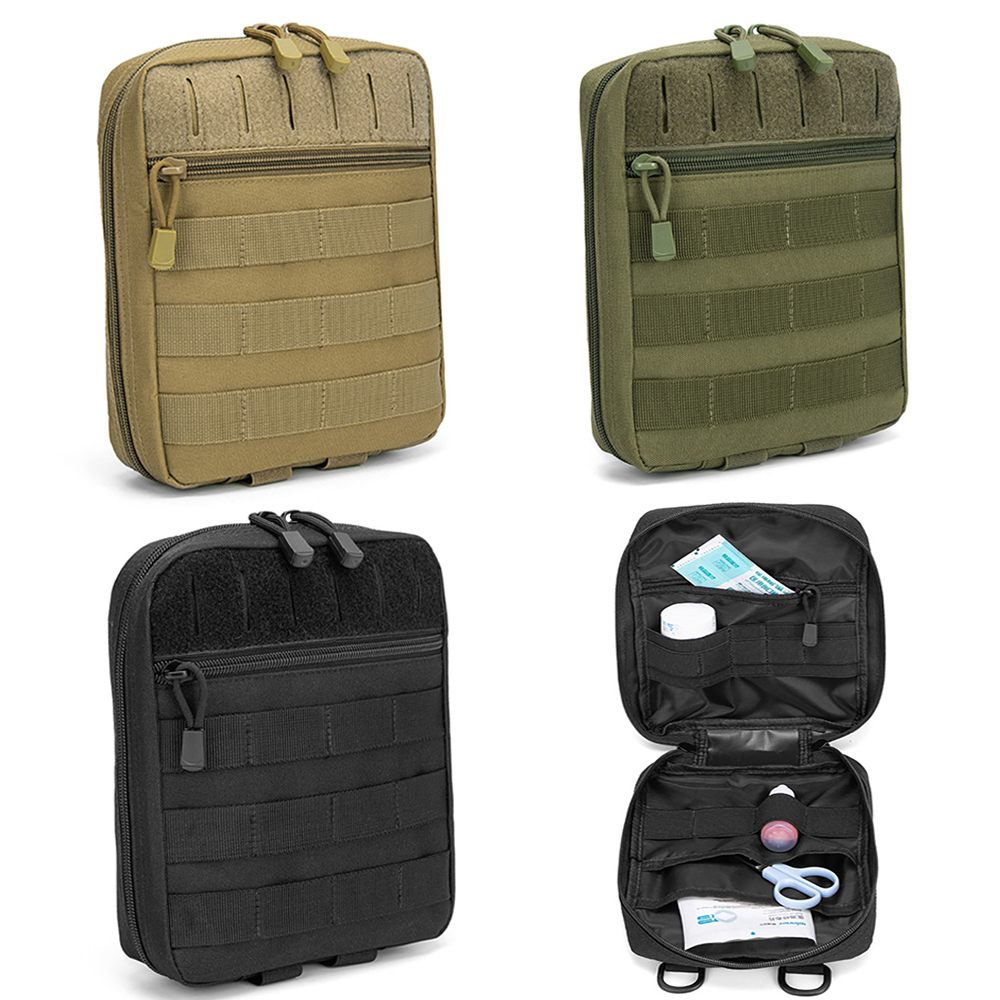 Field Dressing Kit - Taktische Molle EDC-Tasche, Outdoor-Erste-Hilfe-Tasche, Hüfttasche, Notfall-Werkzeugtasche,