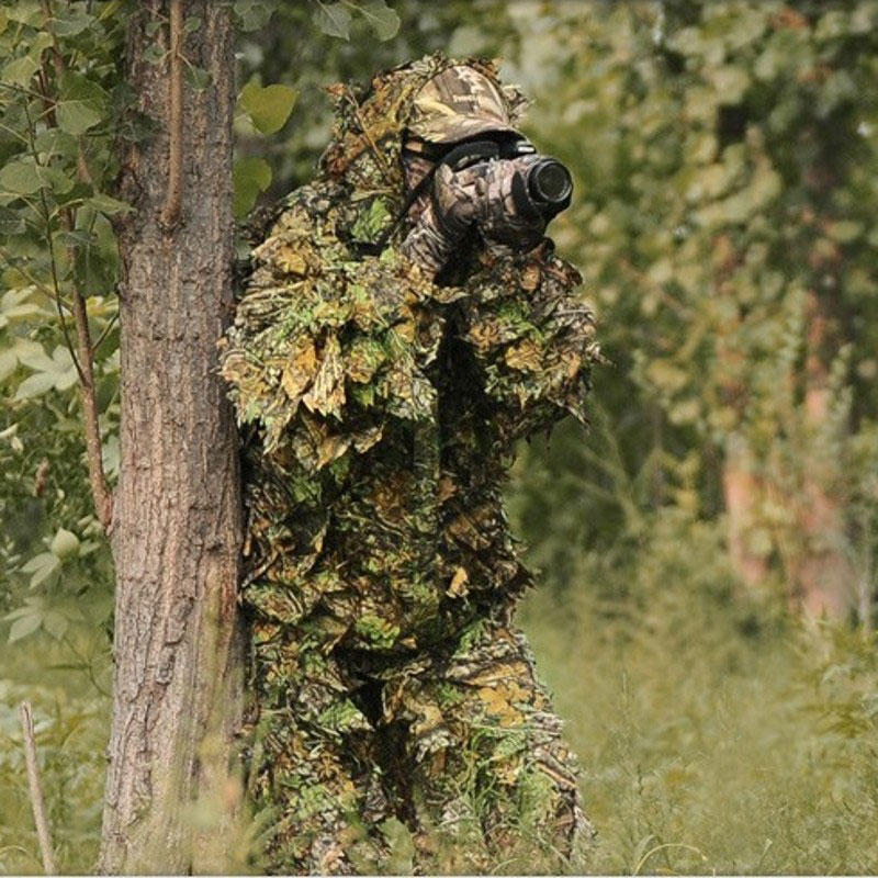 Ghillie Suit Woodland - Männer Frauen Kinder Outdoor Ghillie Anzug