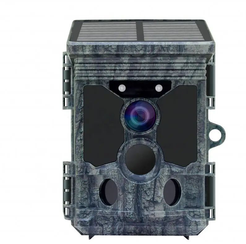 Outdoor Hunting Video Camera - Neue Technologie 4K Solarpanel Tarnkamera für