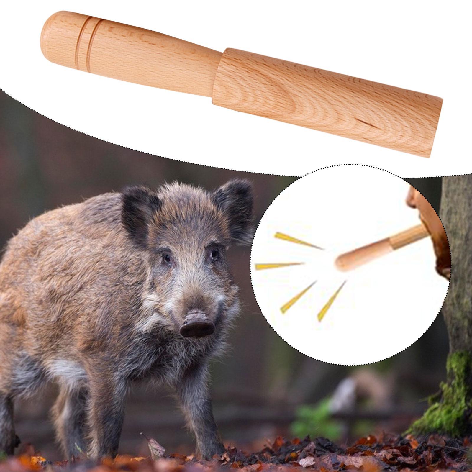 Game Call Whistle - Jagd-Soundgerät: Tragbare Wildschwein-Pfeife aus Holz –