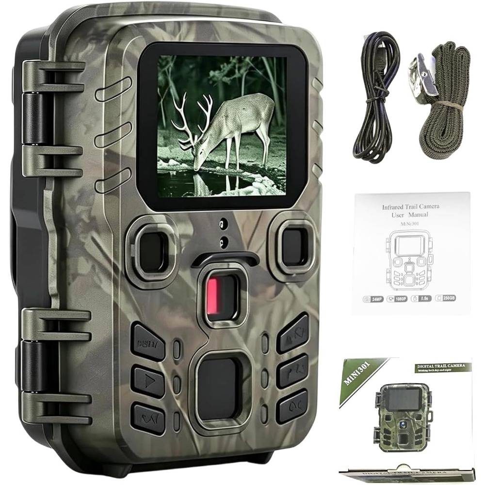 Outdoor Hunting Video Camera - Mini Trail Spiel Kamera Nachtsicht 1080P