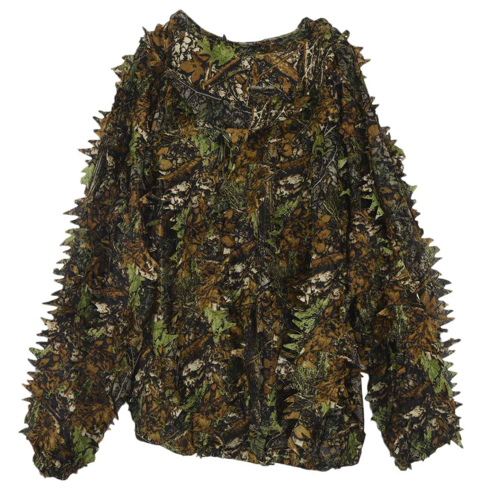 Ghillie Suit Woodland - AEF6-3X 3D Blatt-Tarnanzug für Erwachsene Woodland