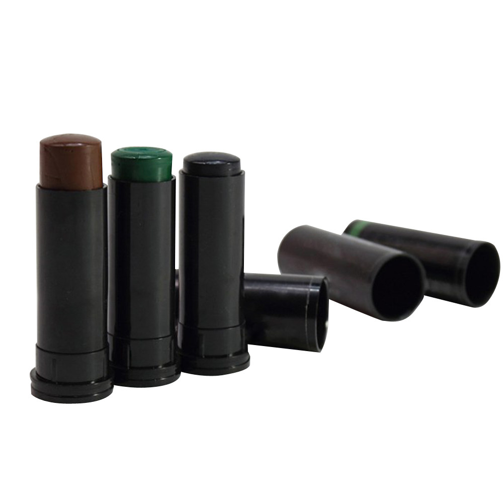 Camo Face Paint - 3-teiliges Camo-Gesichtsfarben-Set, hautfreundlich, geruchlos, schweiß- und