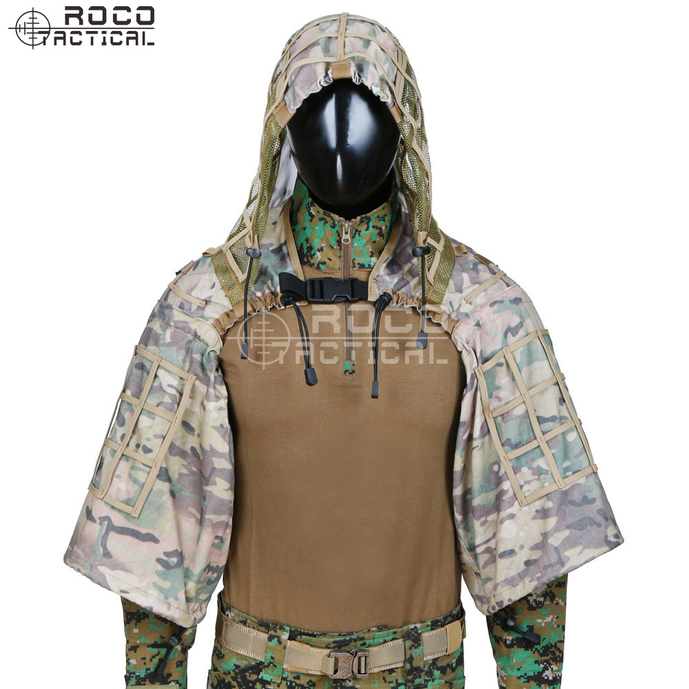 ROCOTACTICAL Military Sniper G – Ghillie Suit Woodland Bewertung und Preis