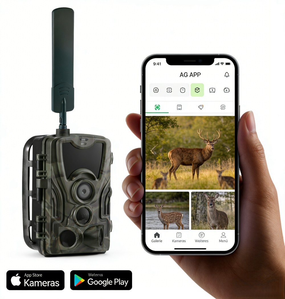 4G 4K 120MP Live-Video 5000mAh – Outdoor Hunting Video Camera Bewertung und Preis