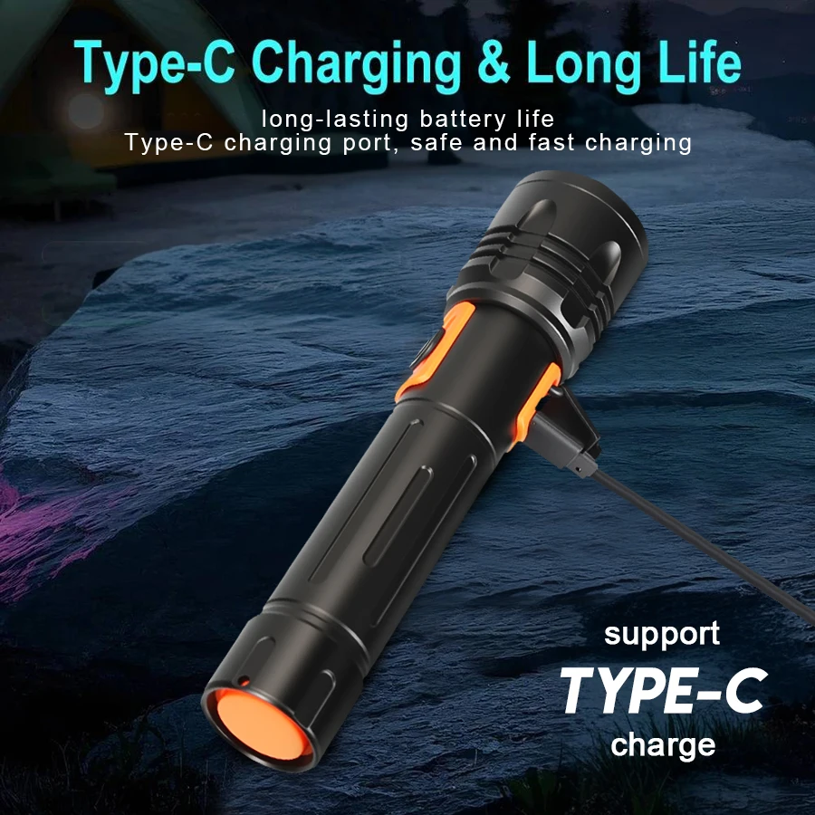 Hochleistungs-LED-Taschenlampe – Tactical Flashlight Rechargeable Bewertung und Preis