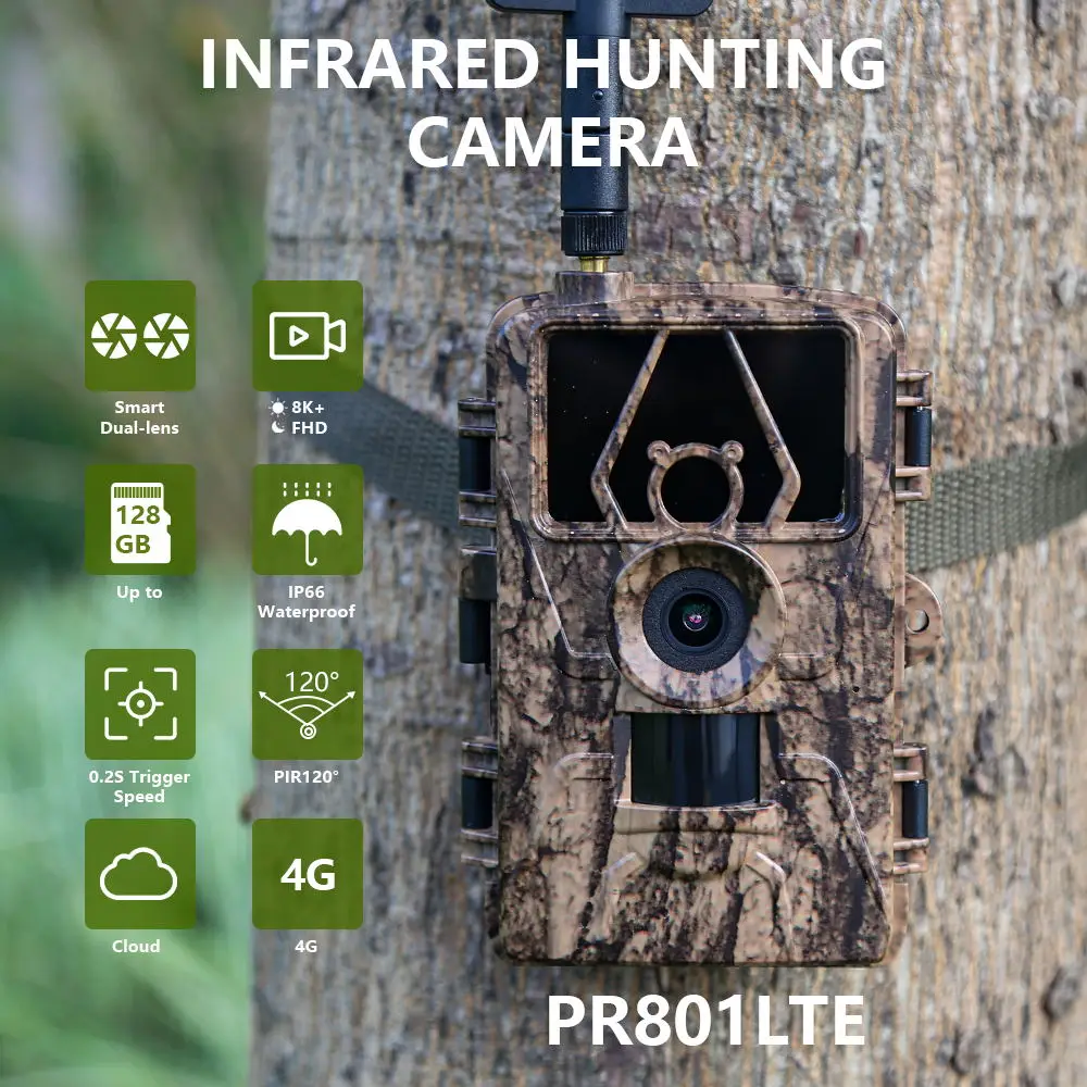 1Pcs HD8K Infrarot Kamera Für  – Outdoor Hunting Video Camera Bewertung und Preis