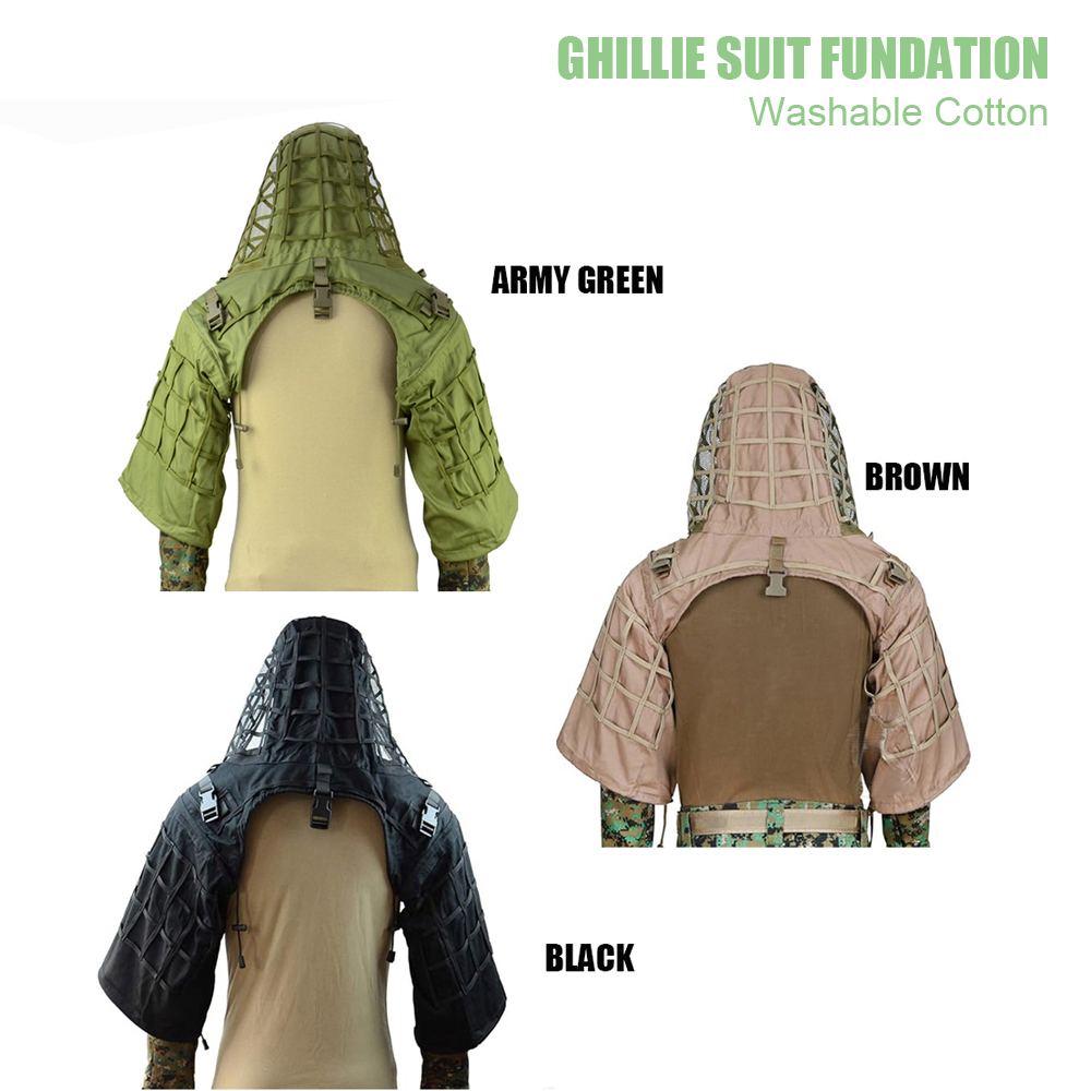 Ghillie Suit Foundation, Ghill – Ghillie Suit Woodland Bewertung und Preis