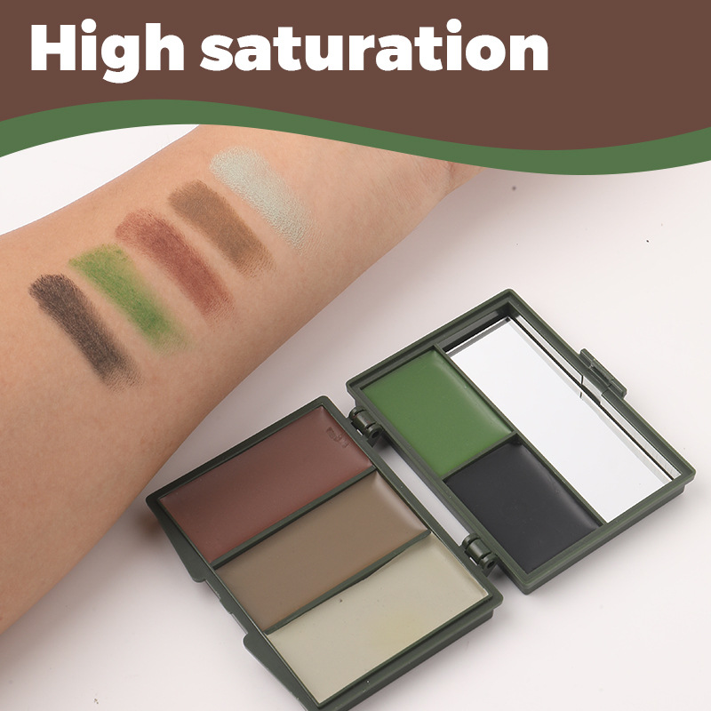 5-Farben-Wald-Camo-Compac-Gesi – Camo Face Paint Bewertung und Preis