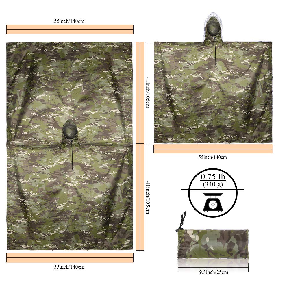 Taktische Regenmantel atmungsa – Outdoor Hunting Prints Bewertung und Preis