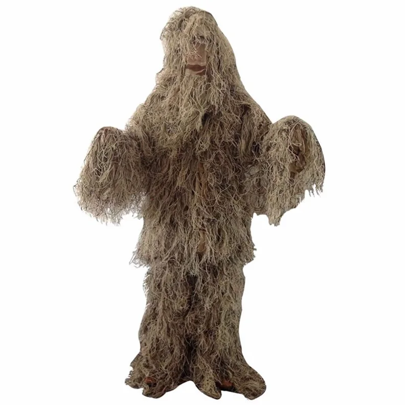 5Pcs Erwachsene Ghillie Anzug  – Ghillie Suit Woodland Bewertung und Preis