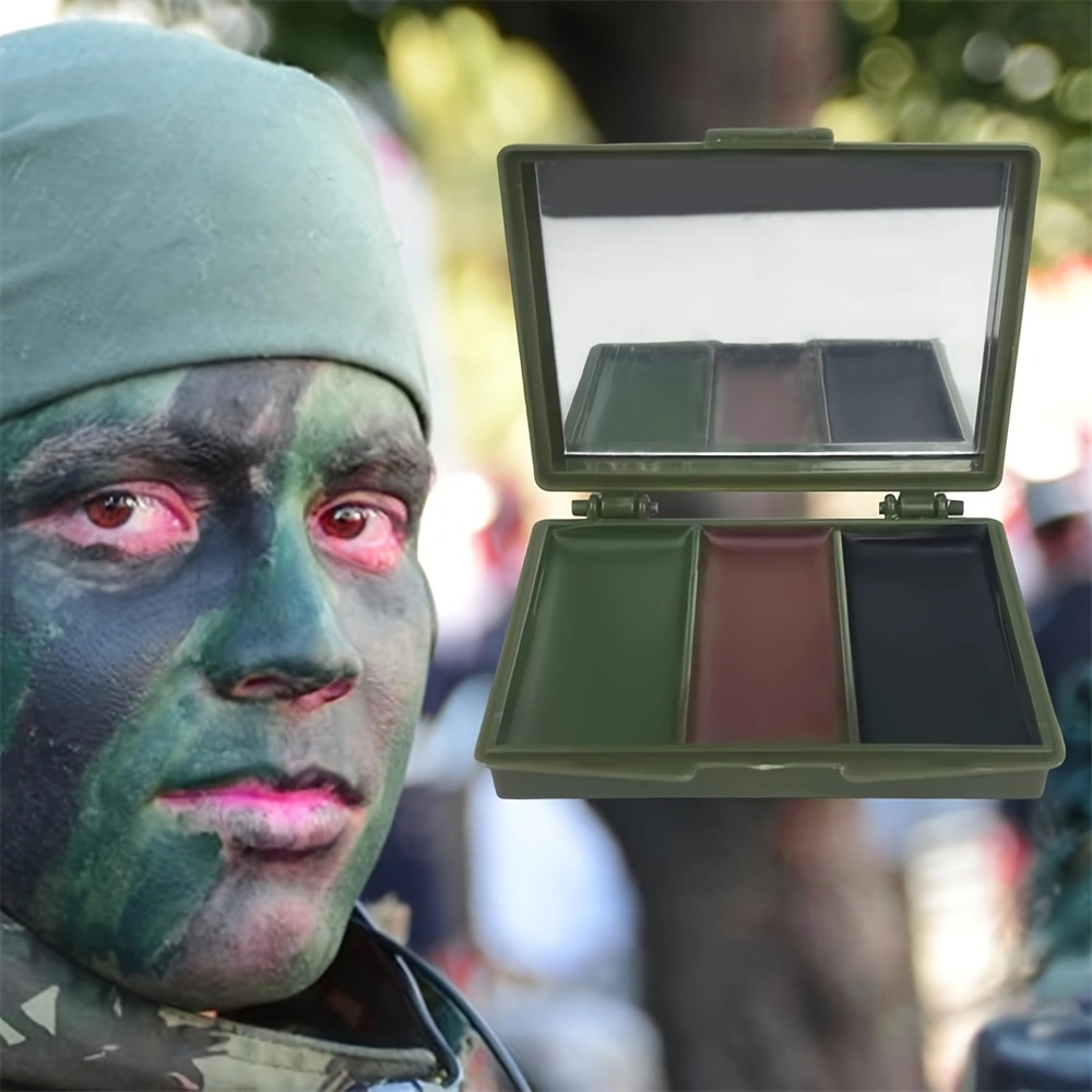 Dreifarbiges Tarnungs-Gesichts – Camo Face Paint Bewertung und Preis