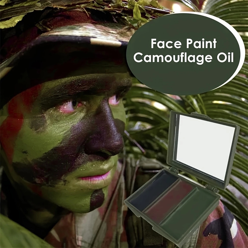 Dreifarbiges Tarnungs-Gesichts – Camo Face Paint Bewertung und Preis
