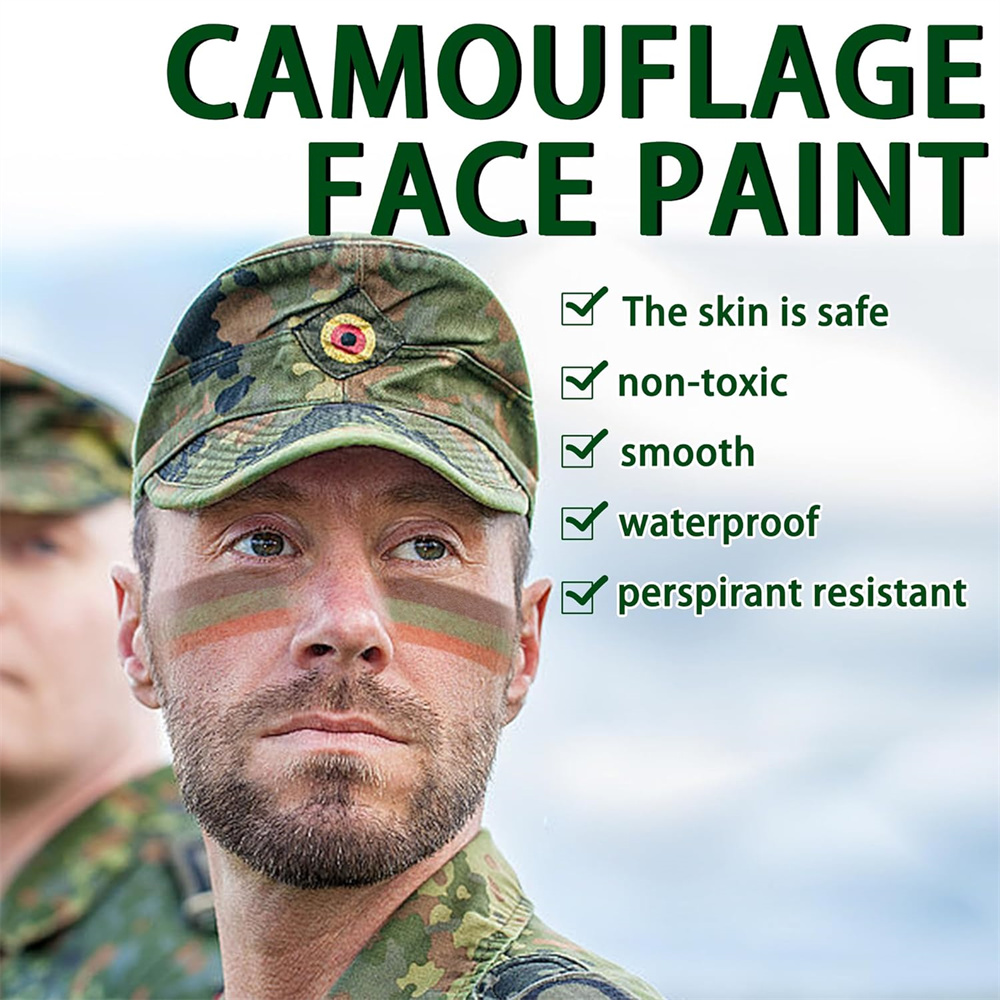 6 Stücke Camo Gesichtsbemalung – Camo Face Paint Bewertung und Preis