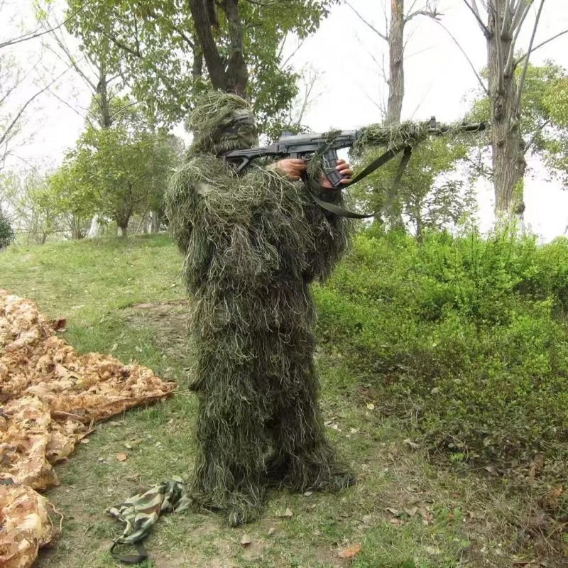 Ghillie Anzug Jäger Jagd Wald, – Ghillie Suit Woodland Bewertung und Preis