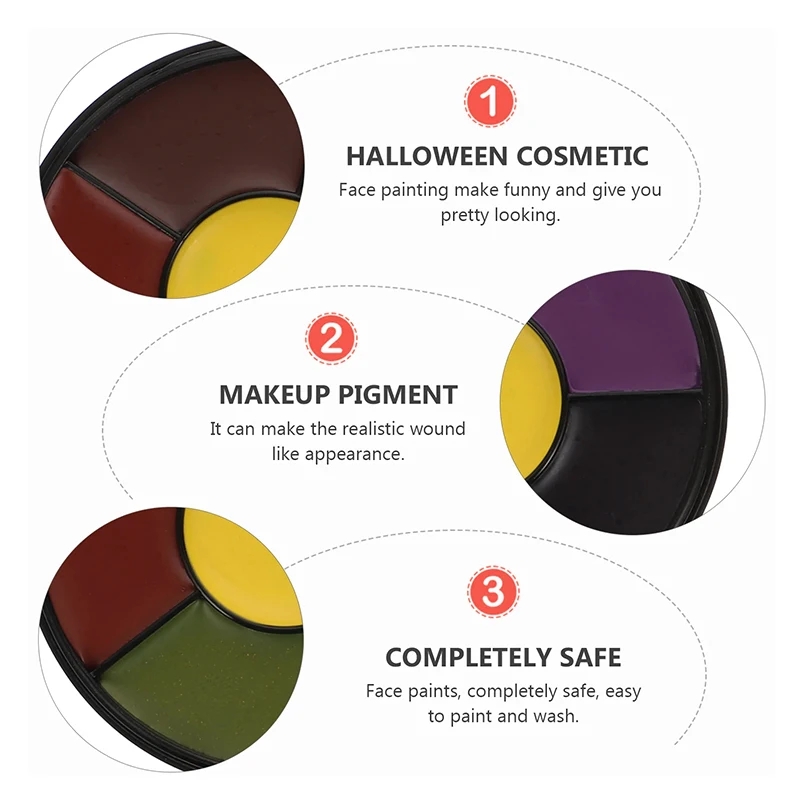 6-Farben-Öl-Gesichtsmalpalette – Camo Face Paint Bewertung und Preis