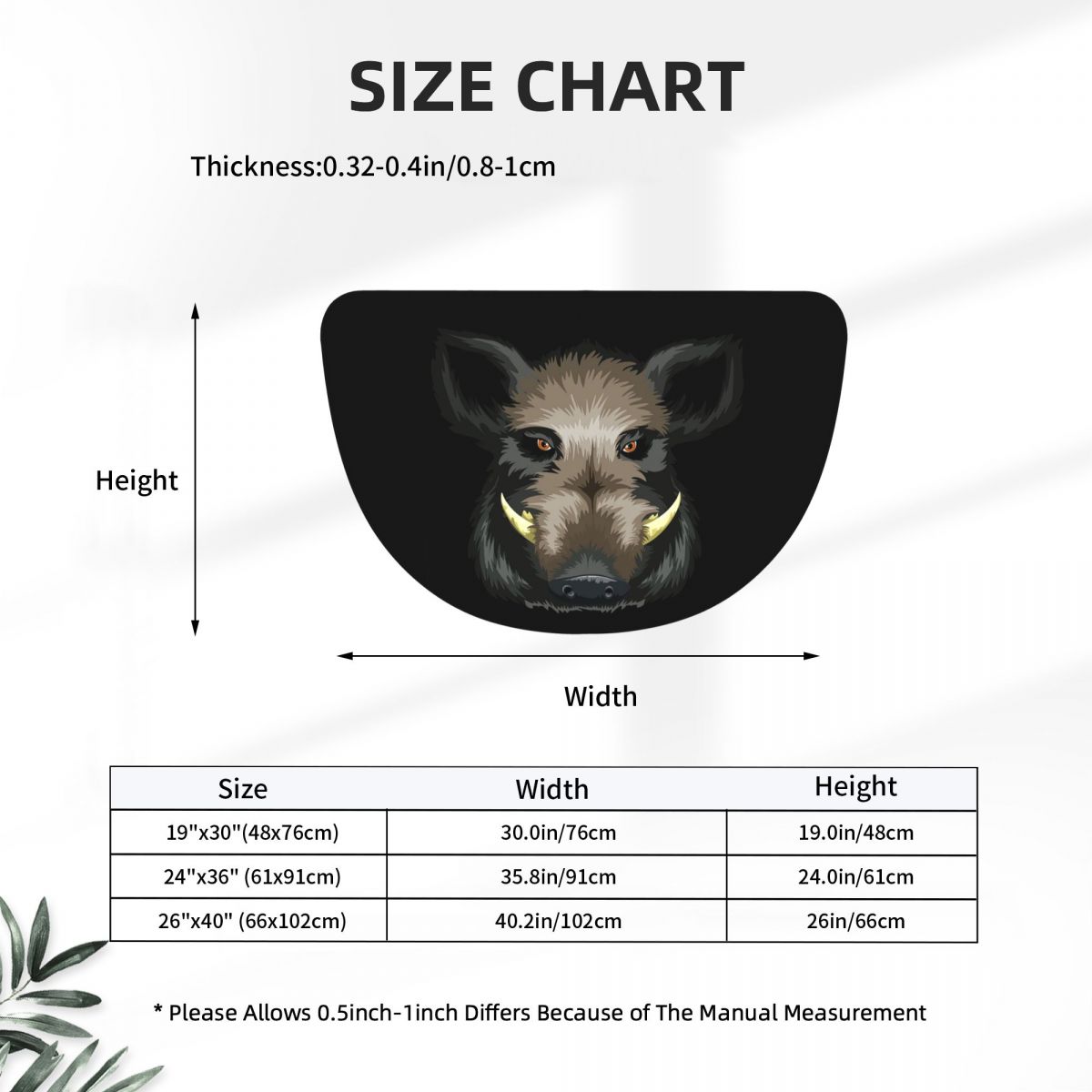Lustige Wildschwein-Jagd-Fußma – Hunting Outdoor Mat Bewertung und Preis