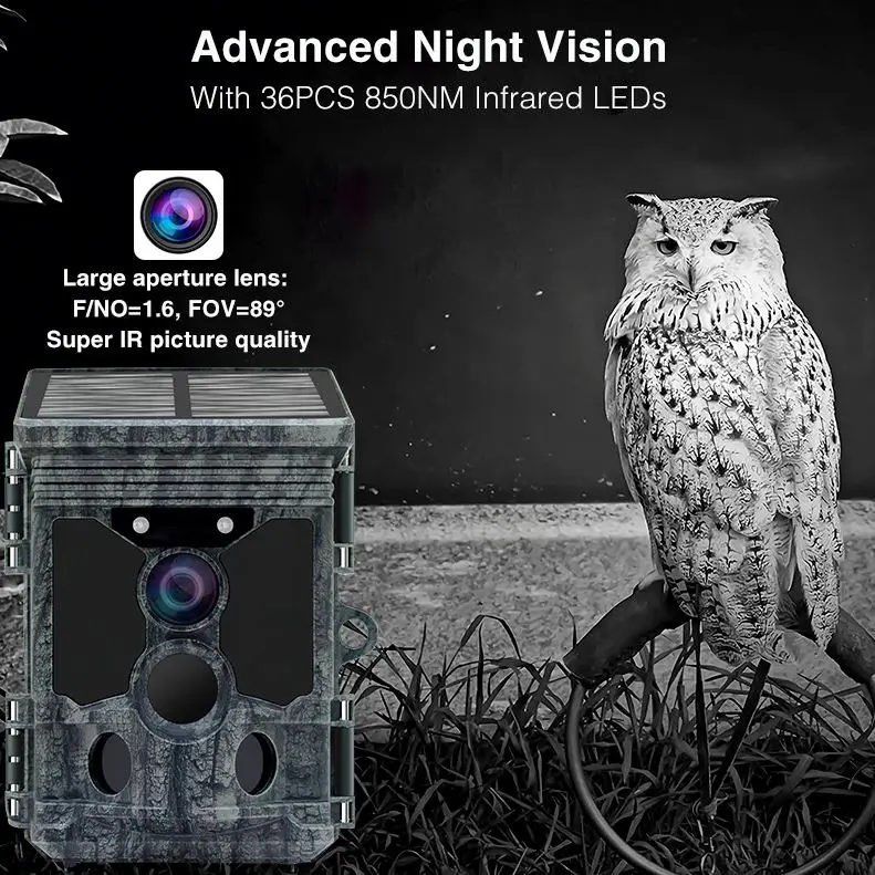 Neue Technologie 4K Solarpanel – Outdoor Hunting Video Camera Bewertung und Preis