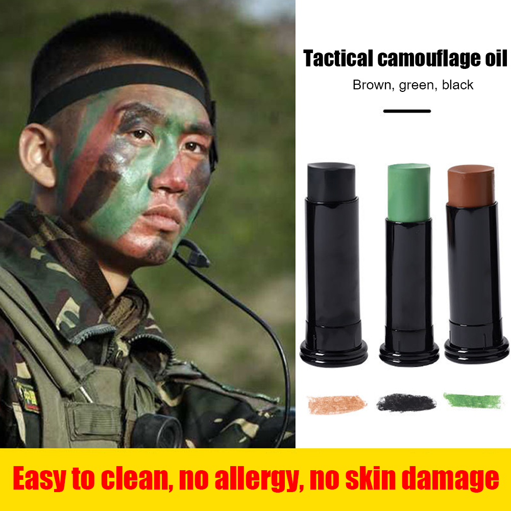 3 stücke Militär Wald Tarnung  – Camo Face Paint Bewertung und Preis