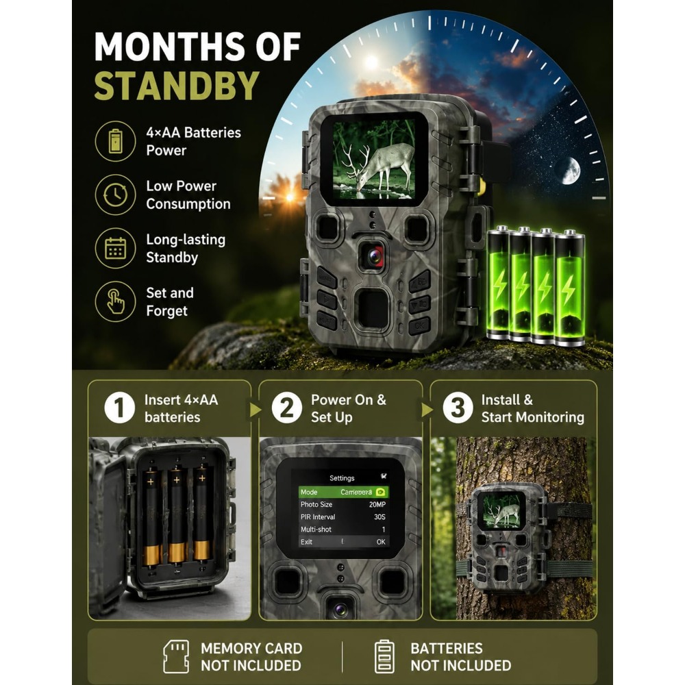 Mini Trail Spiel Kamera Nachts – Outdoor Hunting Video Camera Bewertung und Preis