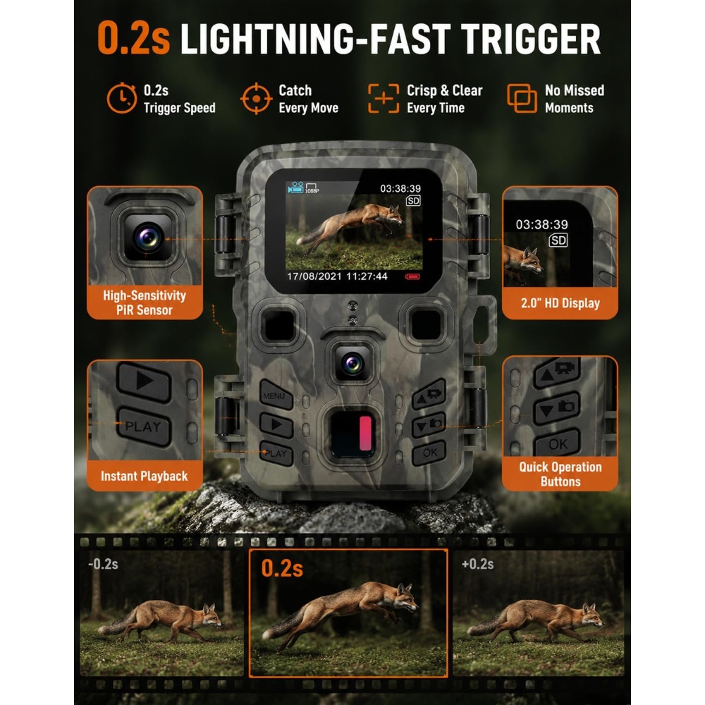 Mini Trail Spiel Kamera Nachts – Outdoor Hunting Video Camera Bewertung und Preis