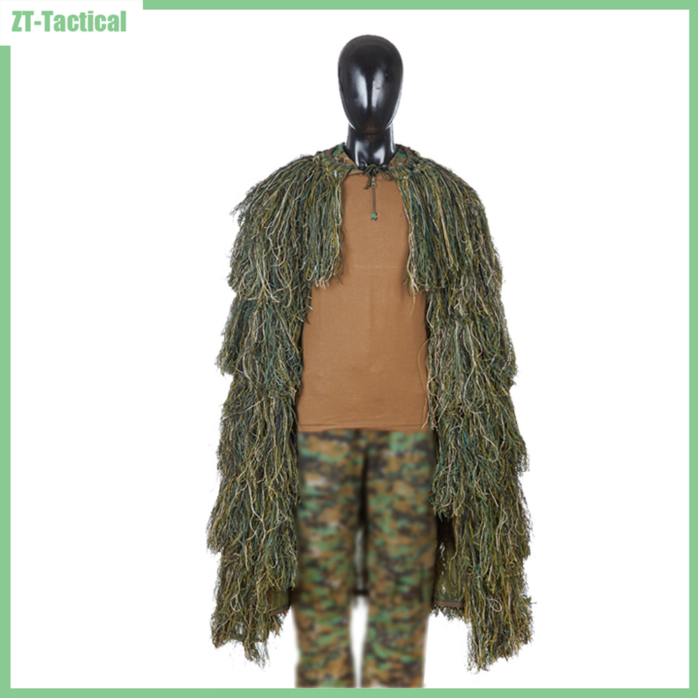 Leichtes Ghillie Poncho taktis – Ghillie Suit Woodland Bewertung und Preis