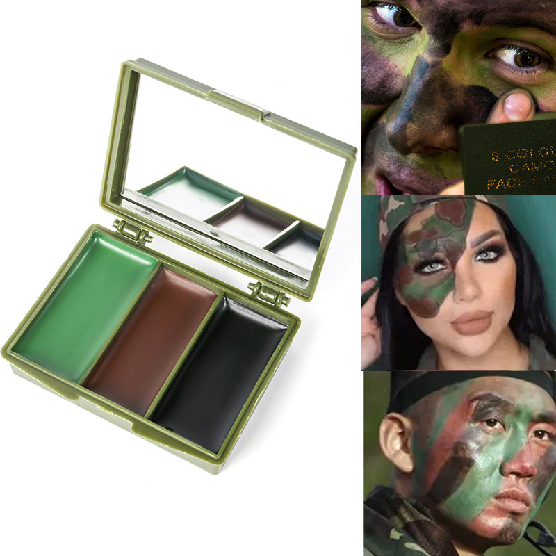 3-farbiges Camouflage-Gesichts – Camo Face Paint Bewertung und Preis