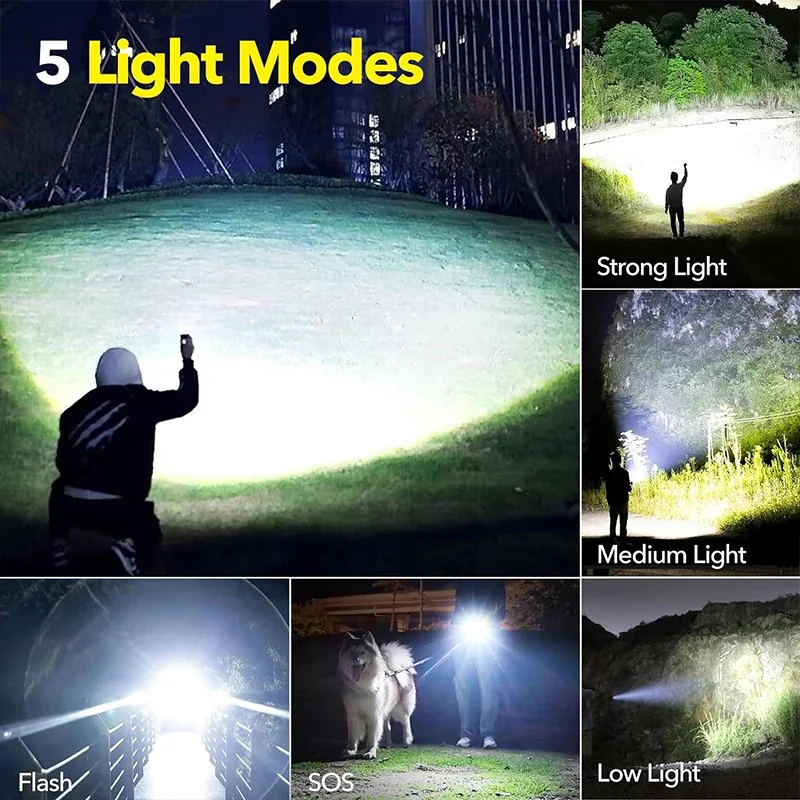 Hochleistungs-LED-Taschenlampe – Tactical Flashlight Rechargeable Bewertung und Preis