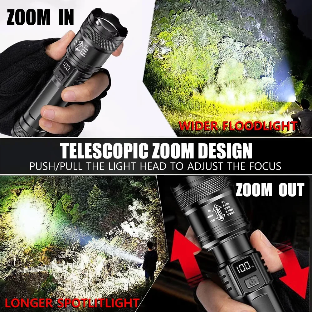 Wiederaufladbare LED-Taschenla – Tactical Flashlight Rechargeable Bewertung und Preis