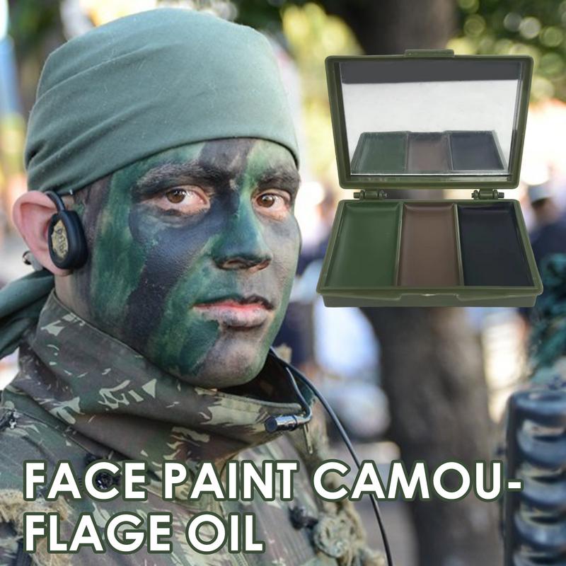 3-Farben-Armee-Fans CS Schieße – Camo Face Paint Bewertung und Preis