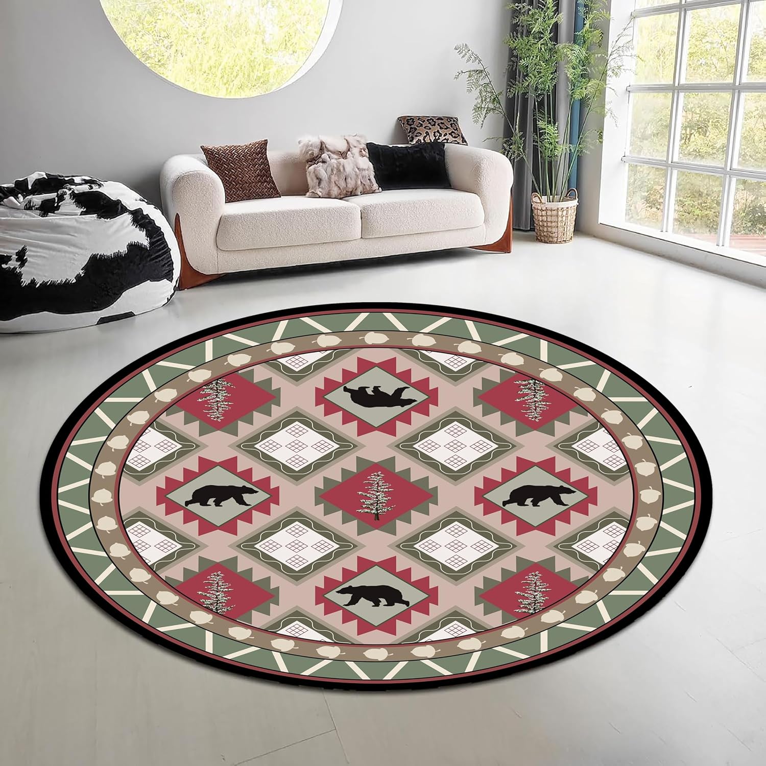 Vintage Natur Wald Runder Tepp – Hunting Outdoor Mat Bewertung und Preis